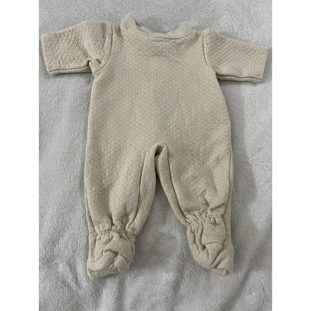 Vintage Y2K Looney Tunes Bugs Bunny Preemie Sleeper Bodysuit‎ FLAW